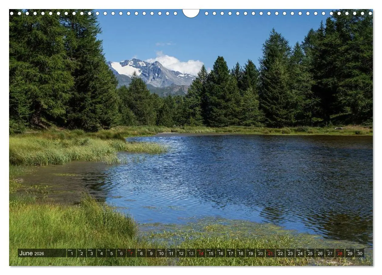 Bild: 9783516574784 | Valais Swiss Beauty (Wall Calendar 2026 DIN A3 landscape), CALVENDO...