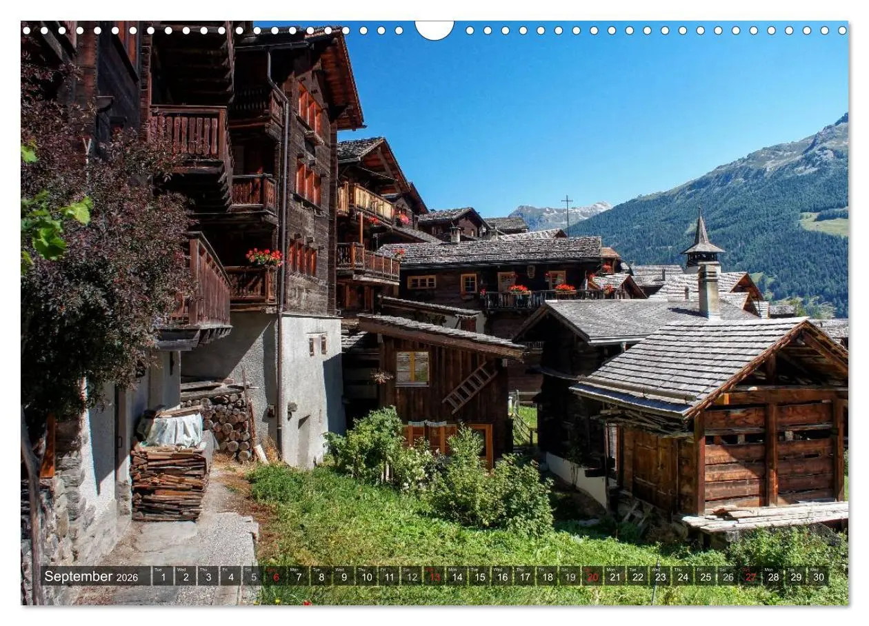 Bild: 9783516574784 | Valais Swiss Beauty (Wall Calendar 2026 DIN A3 landscape), CALVENDO...