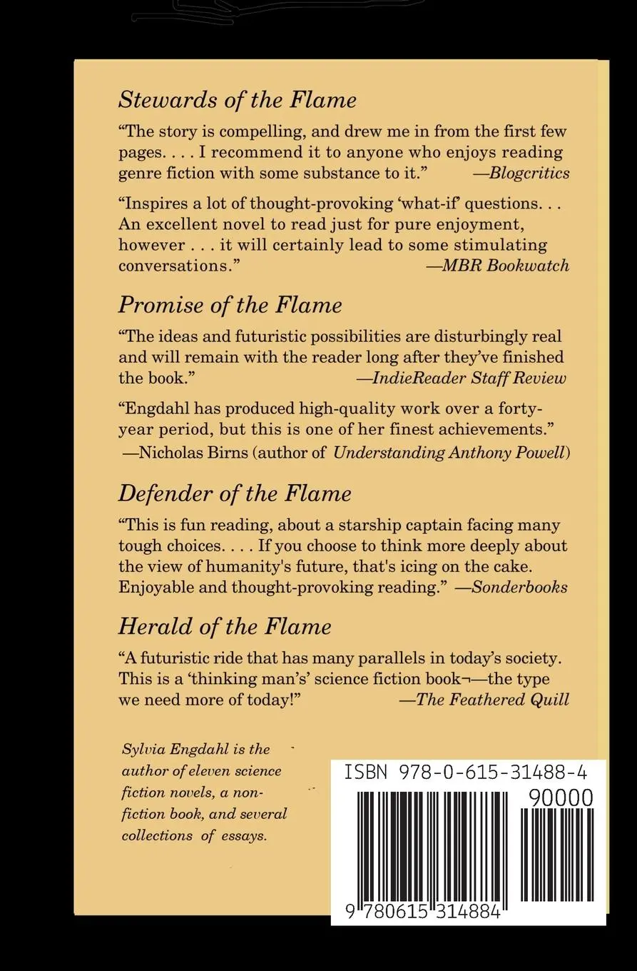 Rückseite: 9780615314884 | Promise of the Flame | Sylvia Engdahl | Taschenbuch | Englisch | 2022