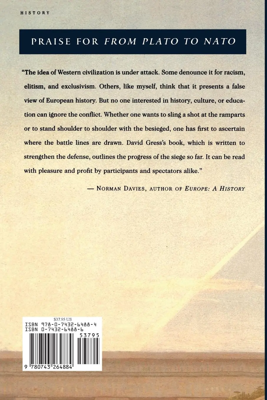 Rückseite: 9780743264884 | From Plato to NATO | The Idea of the West and Its Opponents | Gress