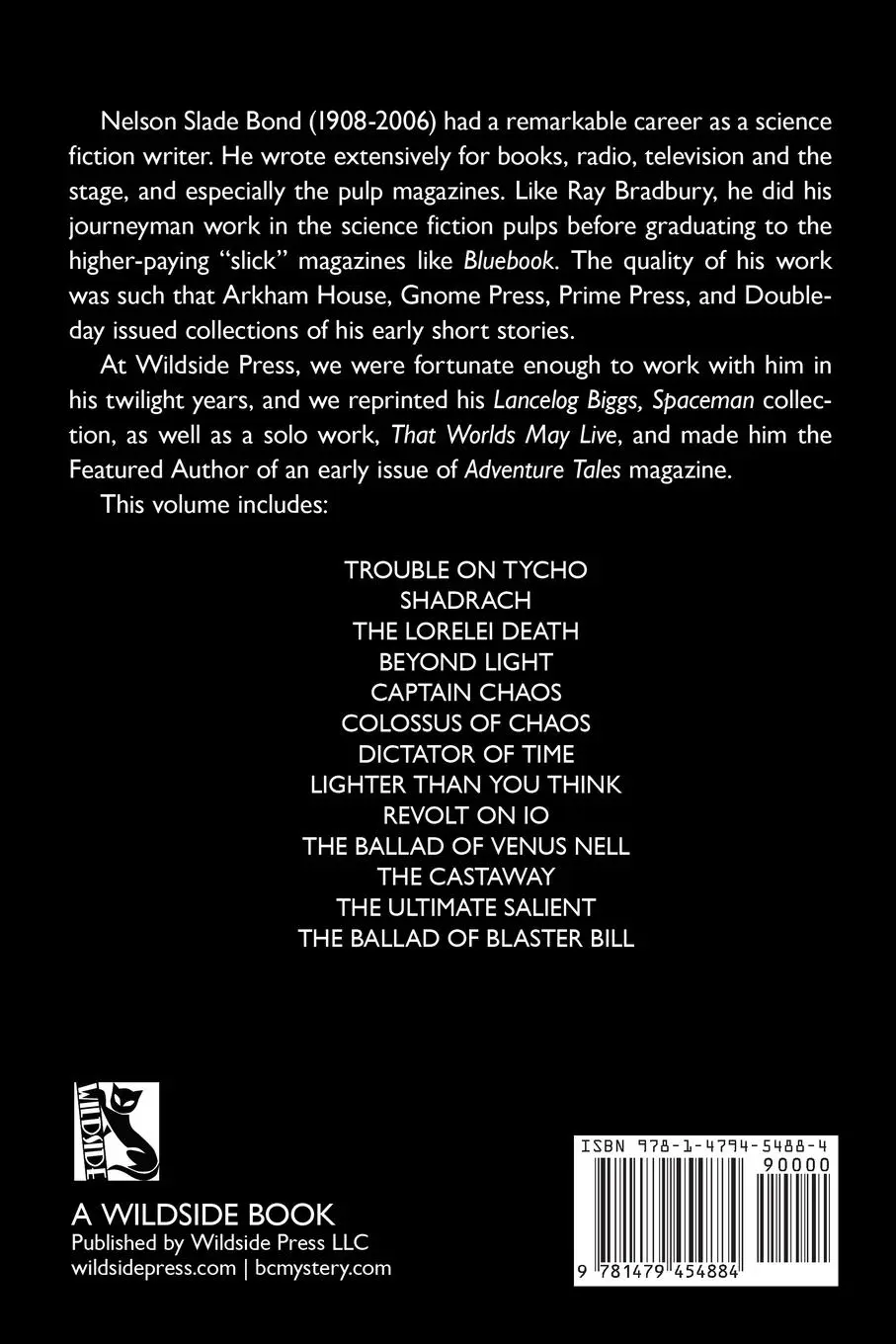 Rückseite: 9781479454884 | The 49th Golden Age of Science Fiction MEGAPACK® | Nelson S. Bond
