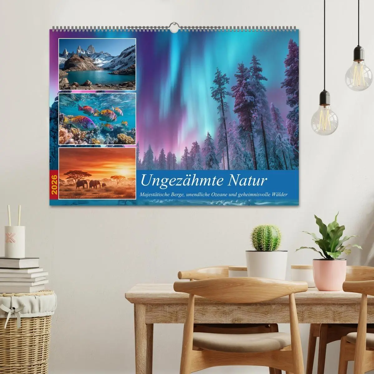 Bild: 9783516704884 | Ungezähmte Natur (Wandkalender 2026 DIN A2 quer), CALVENDO...