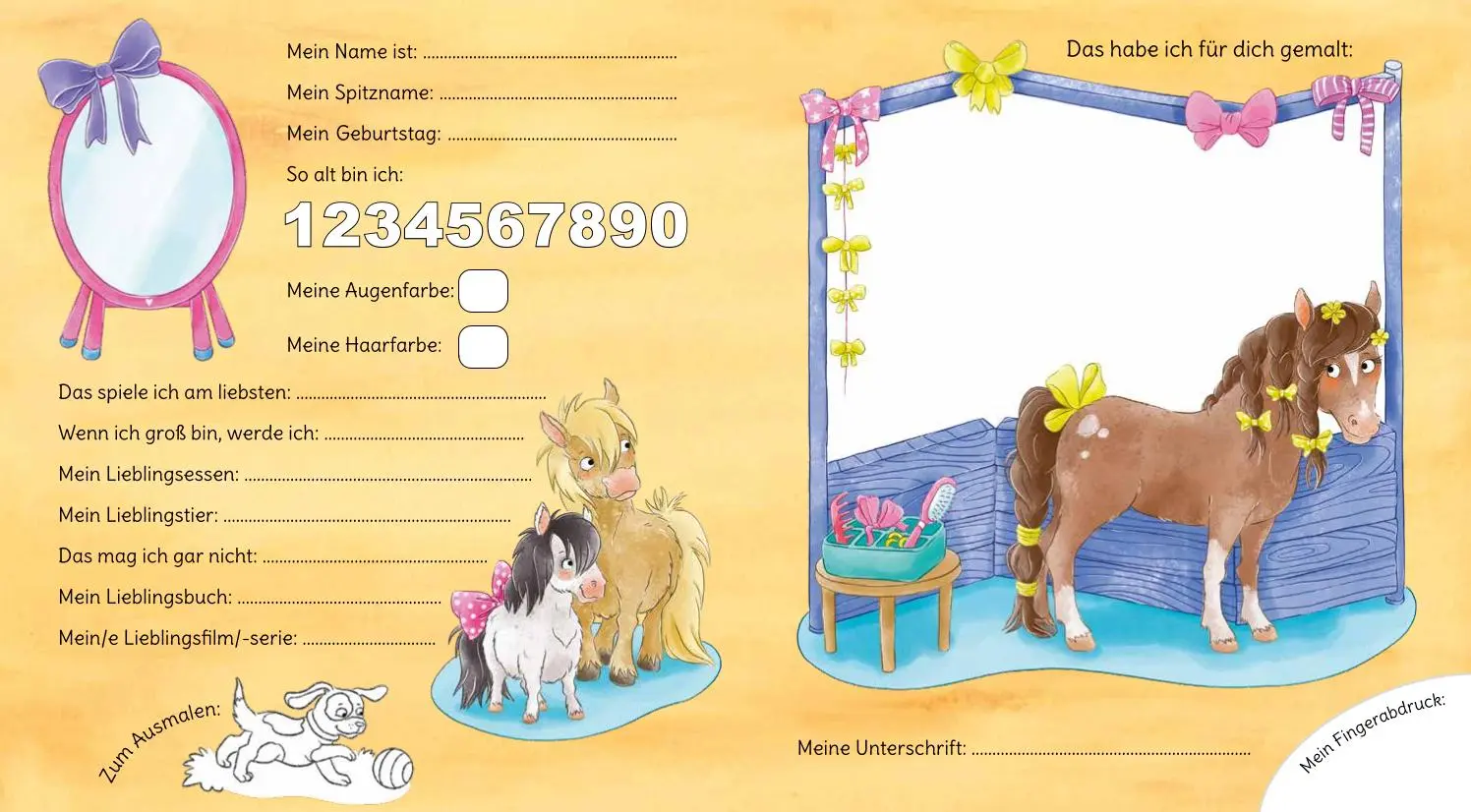 Bild: 9783780664884 | Meine Kindergartenfreunde | Ponys - mit Mähne auf dem Cover | Hecher