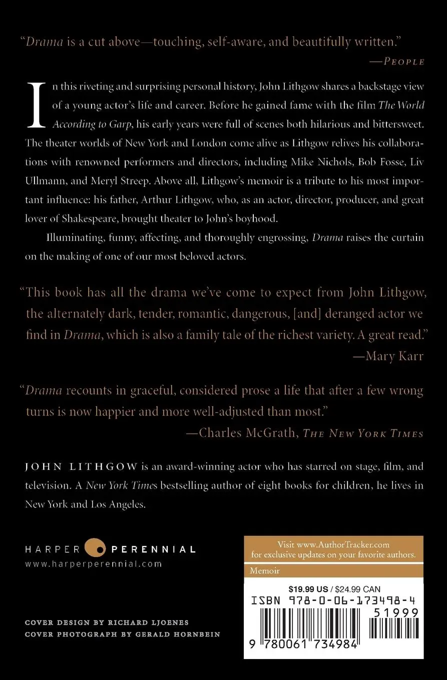 Rückseite: 9780061734984 | Drama | John Lithgow | Taschenbuch | Englisch | 2020