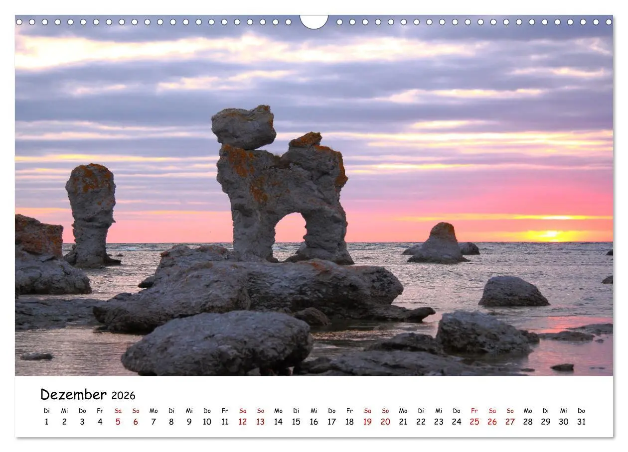 Bild: 9783457914984 | Gotland Impressionen (Wandkalender 2026 DIN A3 quer), CALVENDO...