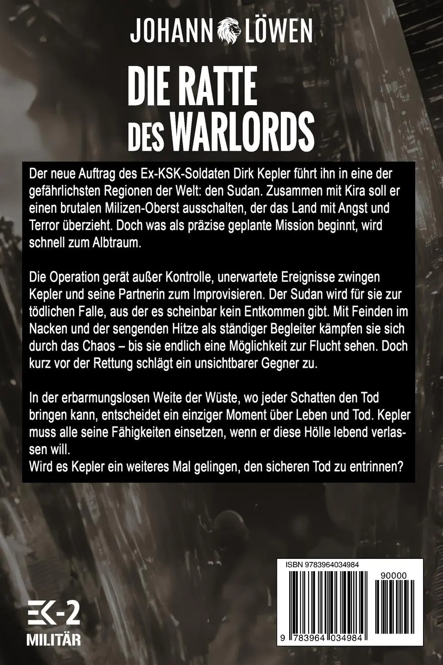 Rückseite: 9783964034984 | Die Ratte des Warlords Band 6 | Ausreisser | Johann Löwen | Buch