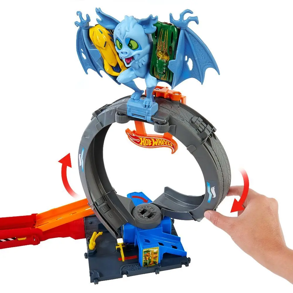 Bild: 194735195084 | Hot Wheels City Nemesis Bat vs Tire Shop | Fensterkarton | HTN78