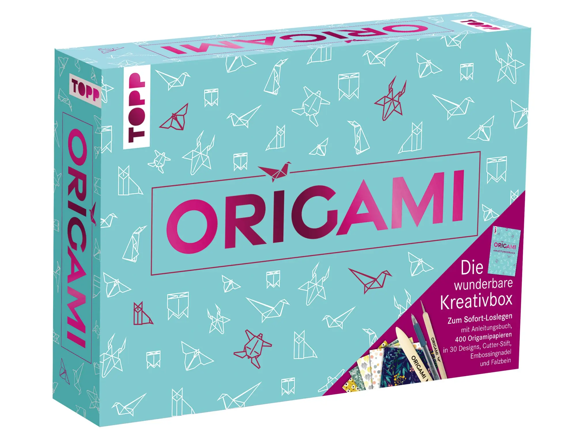 Cover: 4007742185084 | Origami - Die wunderbare Kreativbox. Mit Anleitungsbuch und Material