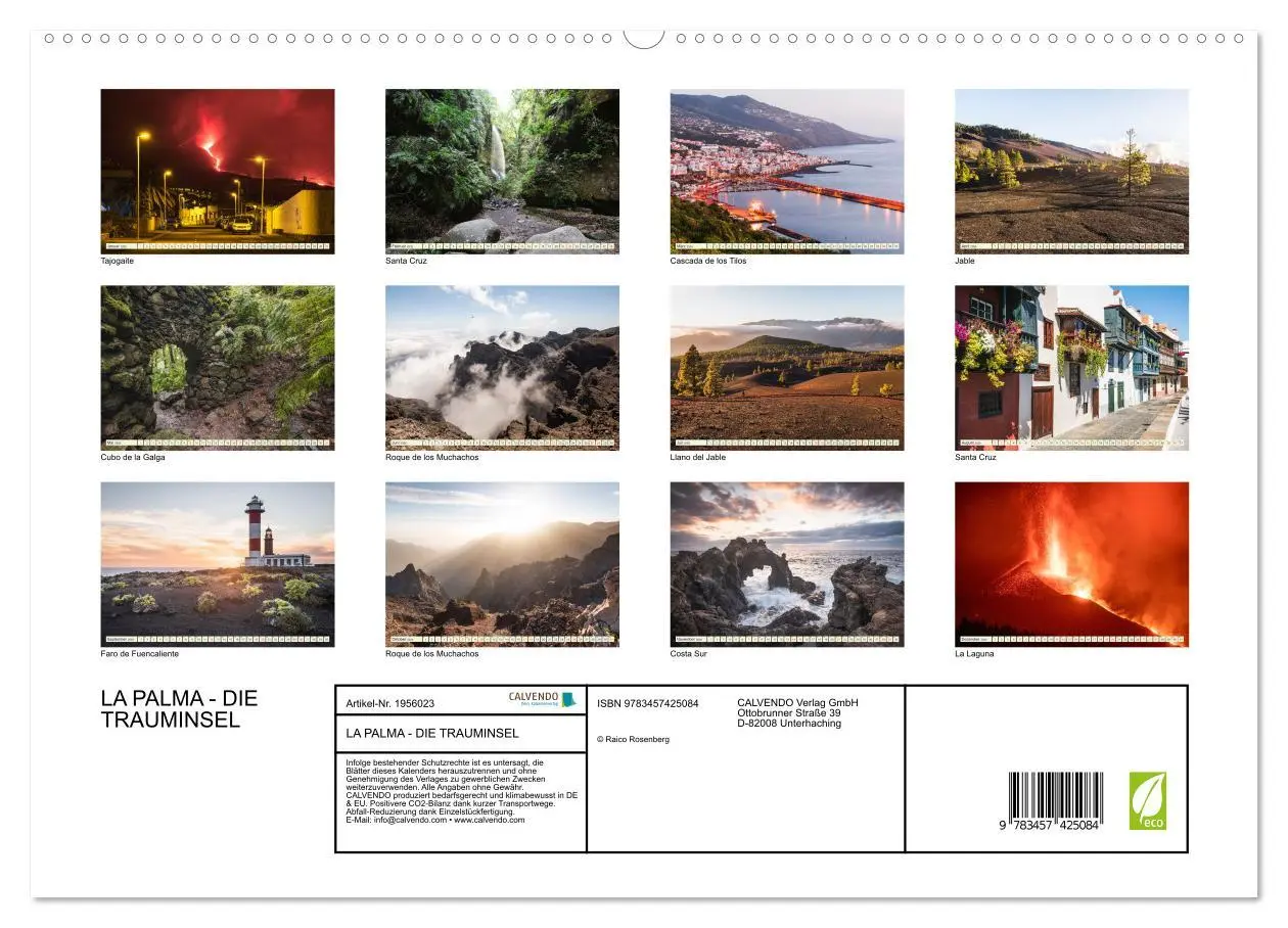 Bild: 9783457425084 | LA PALMA - DIE TRAUMINSEL (hochwertiger Premium Wandkalender 2026...