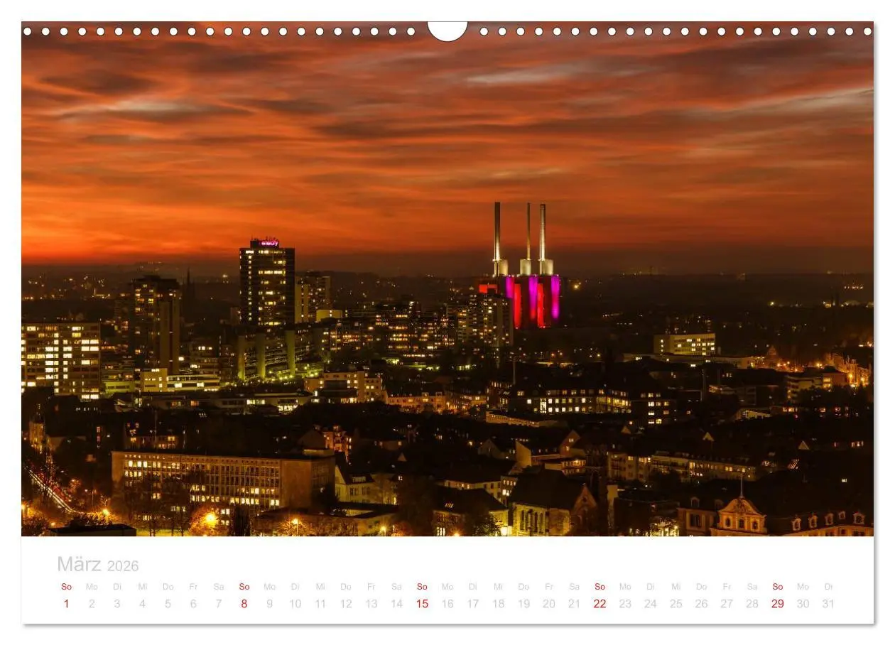 Bild: 9783457975084 | Hannover bei Nacht (Wandkalender 2026 DIN A3 quer), CALVENDO...