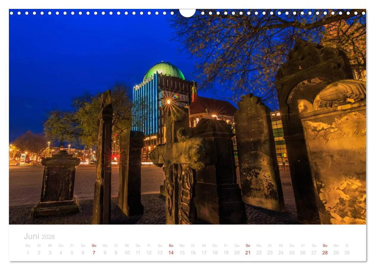 Bild: 9783457975084 | Hannover bei Nacht (Wandkalender 2026 DIN A3 quer), CALVENDO...