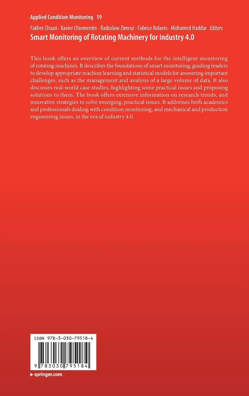 Rückseite: 9783030795184 | Smart Monitoring of Rotating Machinery for Industry 4.0 | Buch | vi