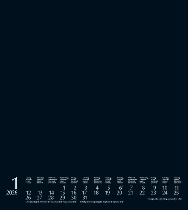 Bild: 9783731885184 | Foto-Malen-Basteln Bastelkalender schwarz 2026 | Verlag Korsch | 14 S.