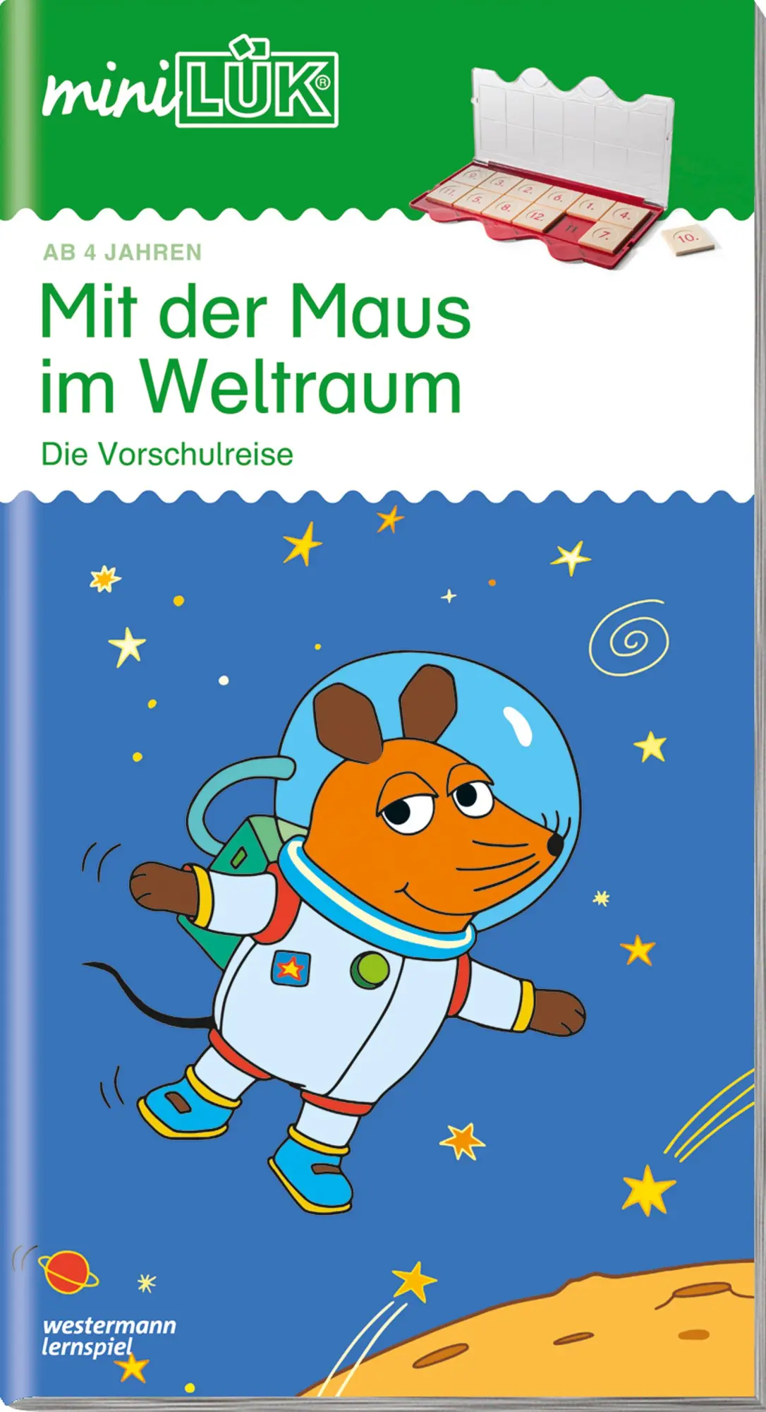 Cover: 9783837745184 | miniLÜK. Mit der Maus im Weltraum | Mit der Maus im Weltraum | Vogel