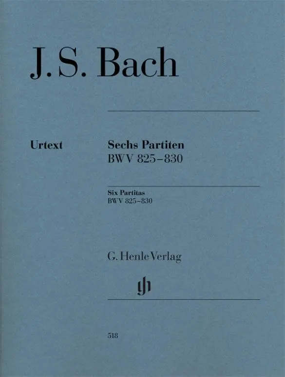 Cover: 9790201805184 | Bach, Johann Sebastian - Sechs Partiten BWV 825-830 | Scheideler | VII