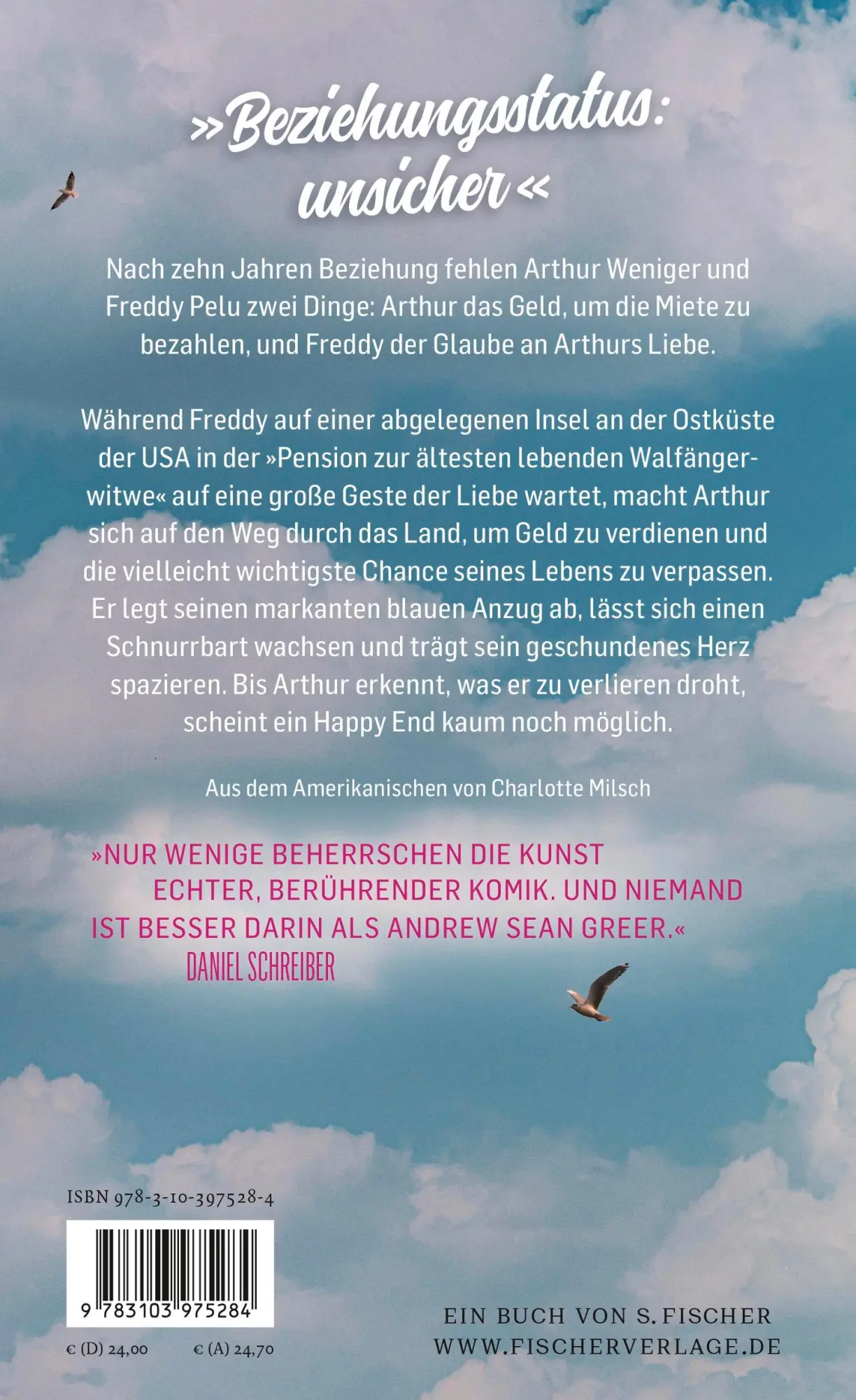 Rückseite: 9783103975284 | Happy End | Roman | Andrew Sean Greer | Buch | 304 S. | Deutsch | 2023