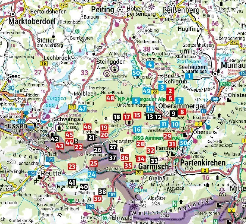 Bild: 9783763315284 | ROTHER Wanderführer Ammergauer Alpen. 50 Touren von Oberammergau...