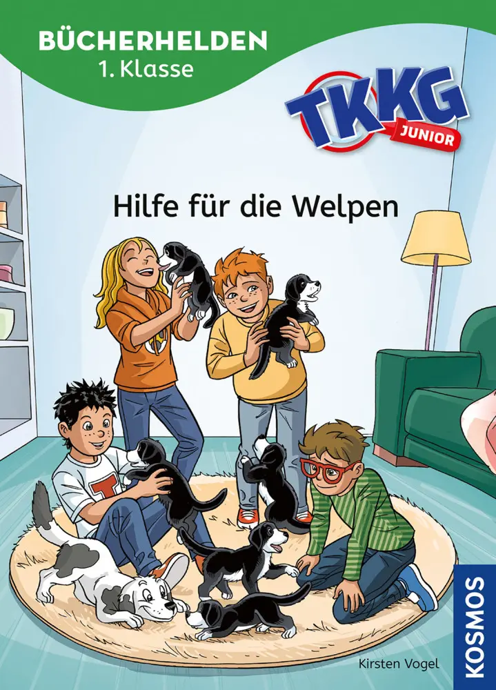 Cover: 9783440185384 | TKKG Junior, Bücherhelden 1. Klasse, Hilfe für die Welpen | Vogel