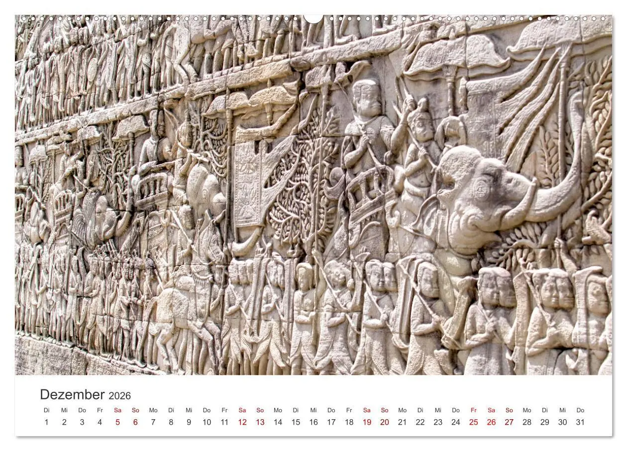 Bild: 9783457565384 | Kambodscha - Das Land der Tempel. (Wandkalender 2026 DIN A2 quer),...