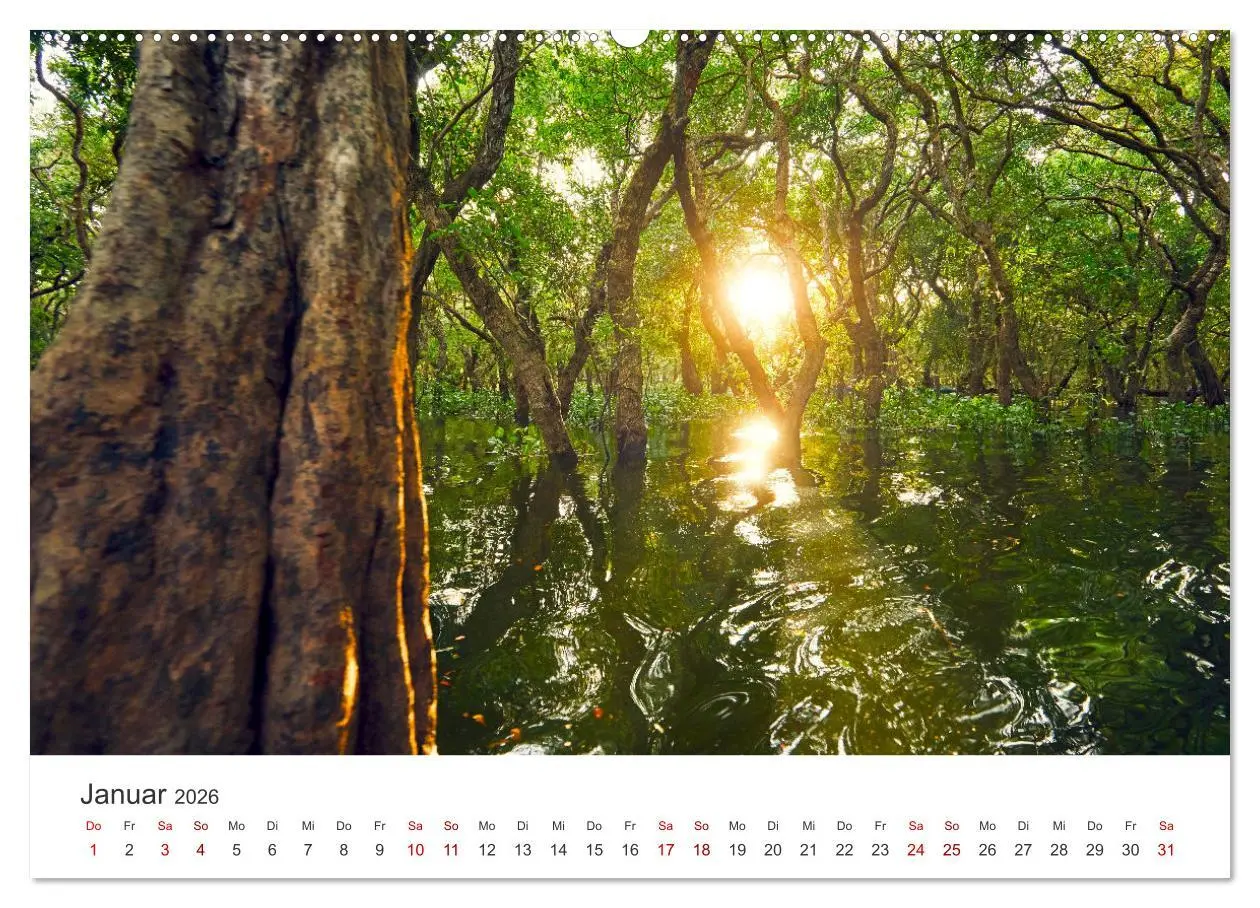 Bild: 9783457565384 | Kambodscha - Das Land der Tempel. (Wandkalender 2026 DIN A2 quer),...