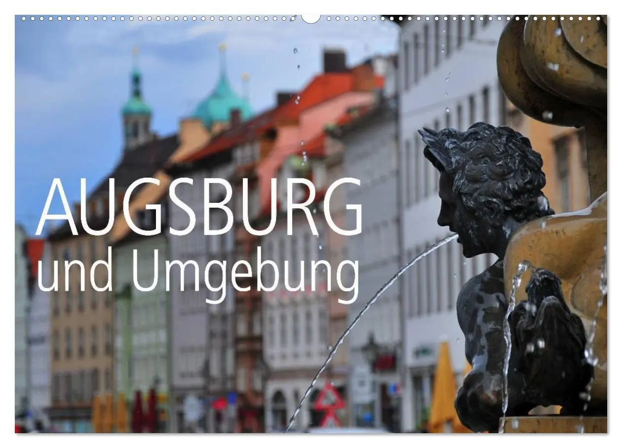 Cover: 9783516105384 | Augsburg und Umgebung (Wandkalender 2026 DIN A2 quer), CALVENDO...