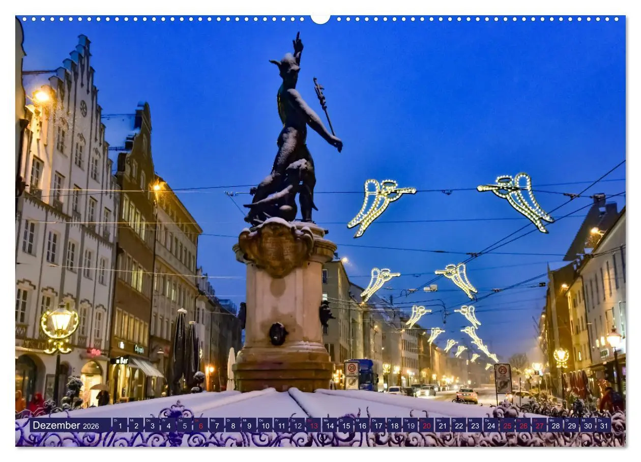 Bild: 9783516105384 | Augsburg und Umgebung (Wandkalender 2026 DIN A2 quer), CALVENDO...