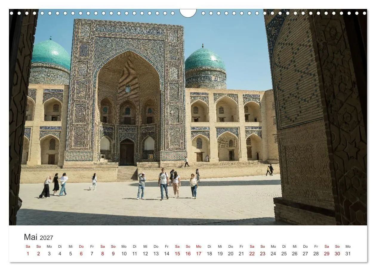 Bild: 9783569295384 | Usbekistan (Wandkalender 2027 DIN A3 quer), CALVENDO Monatskalender