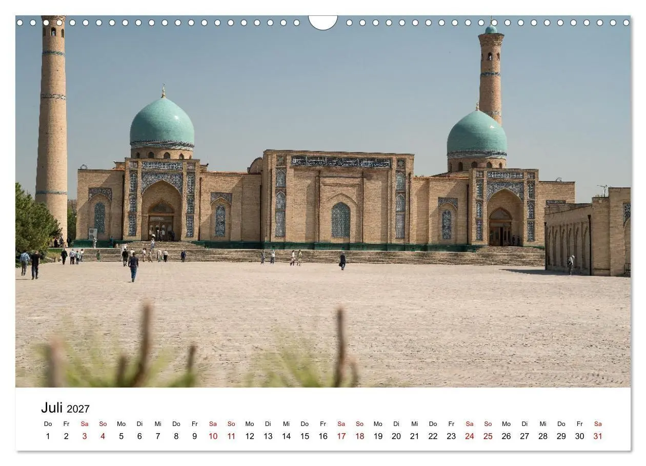 Bild: 9783569295384 | Usbekistan (Wandkalender 2027 DIN A3 quer), CALVENDO Monatskalender