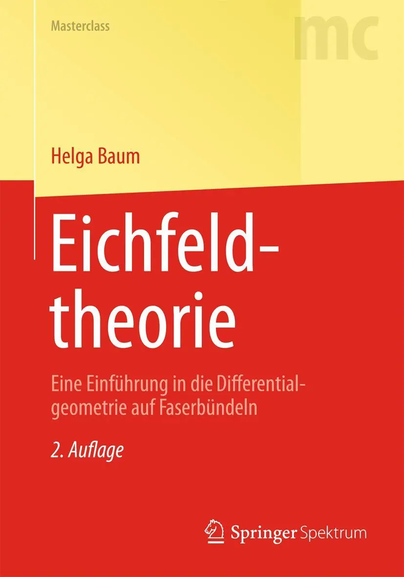 Cover: 9783642385384 | Eichfeldtheorie | Helga Baum | Taschenbuch | xiv | Deutsch | 2014