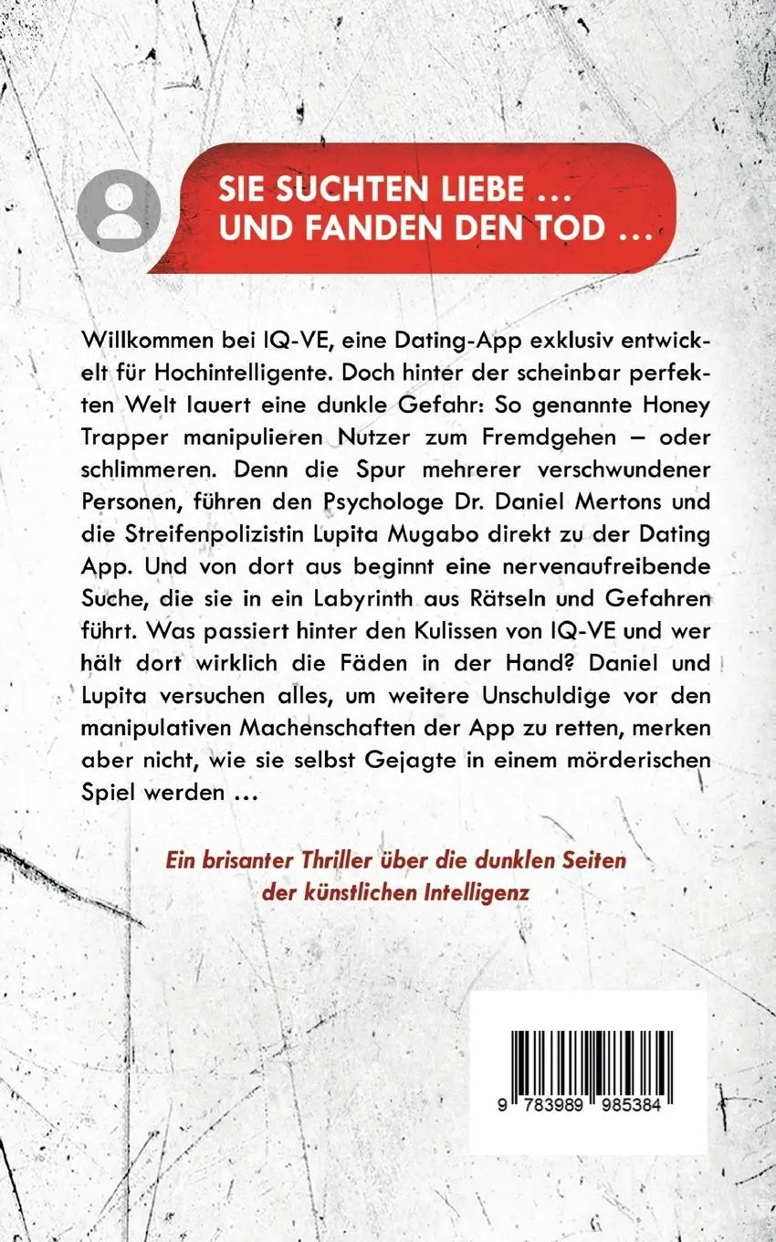 Rückseite: 9783989985384 | Der Kuppler Ein Psychothriller über die dunklen Seiten der KI | Ernst