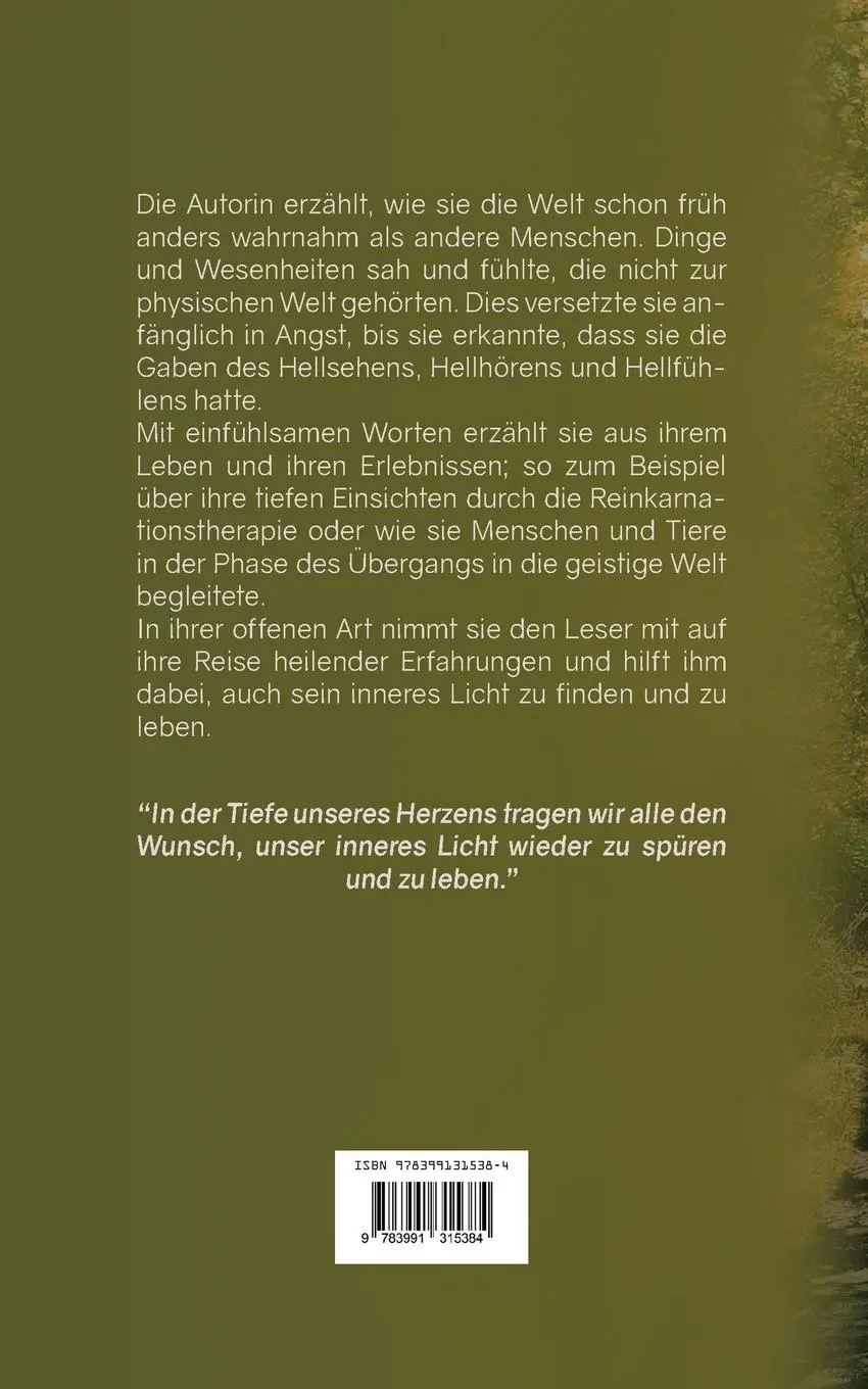 Rückseite: 9783991315384 | Es ist Zeit, im Licht zu sein | Roberta Theiler | Taschenbuch | 156 S.