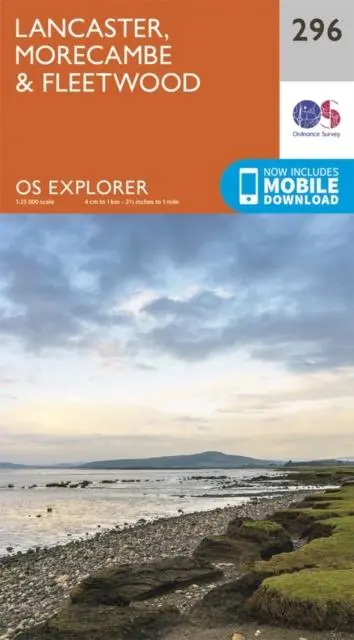 Cover: 9780319245484 | Lancaster, Morecambe and Fleetwood | Ordnance Survey | (Land-)Karte