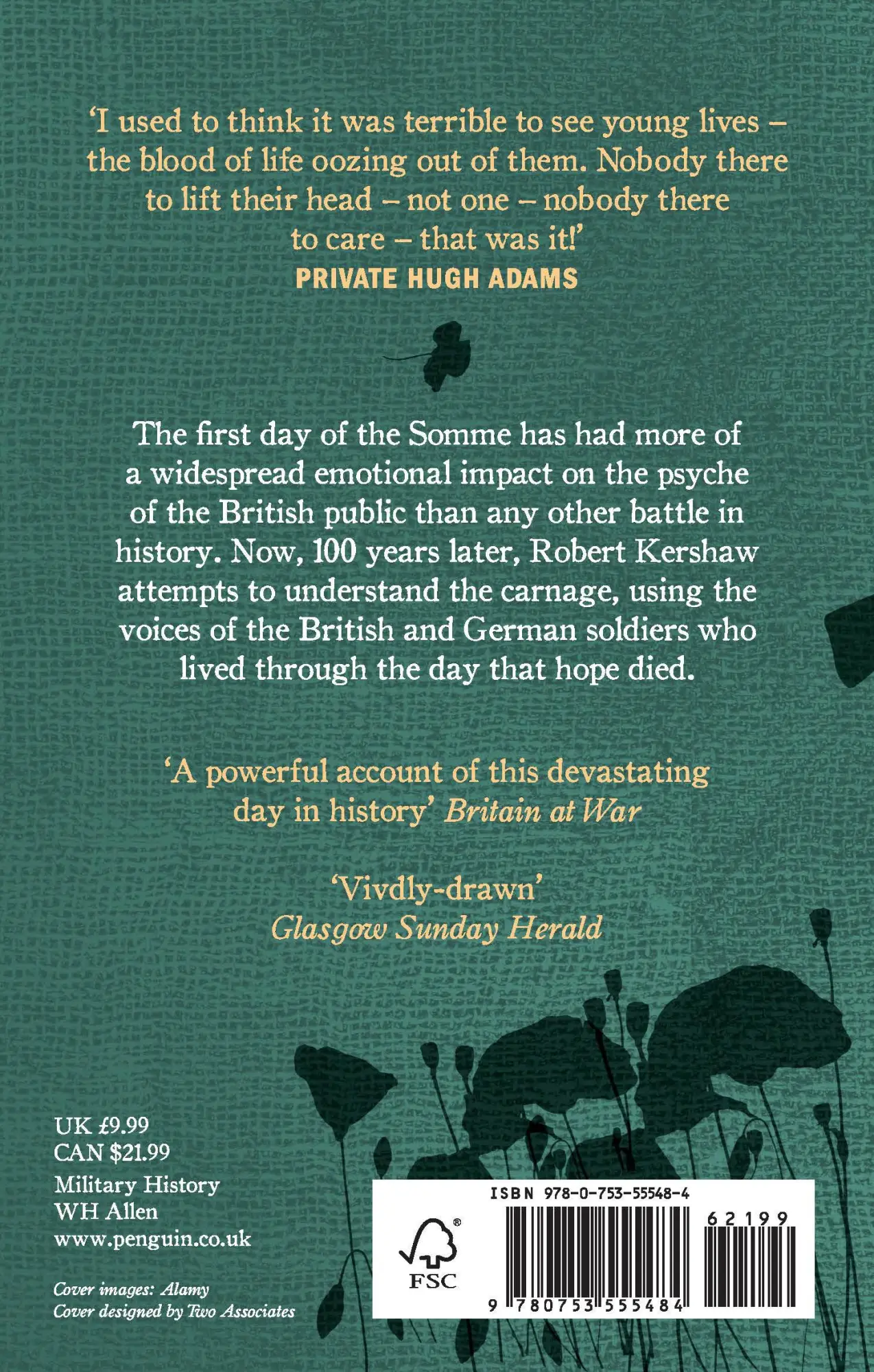 Rückseite: 9780753555484 | 24 Hrs at the Somme: 1 July 1916 | Robert Kershaw | Taschenbuch | 2017