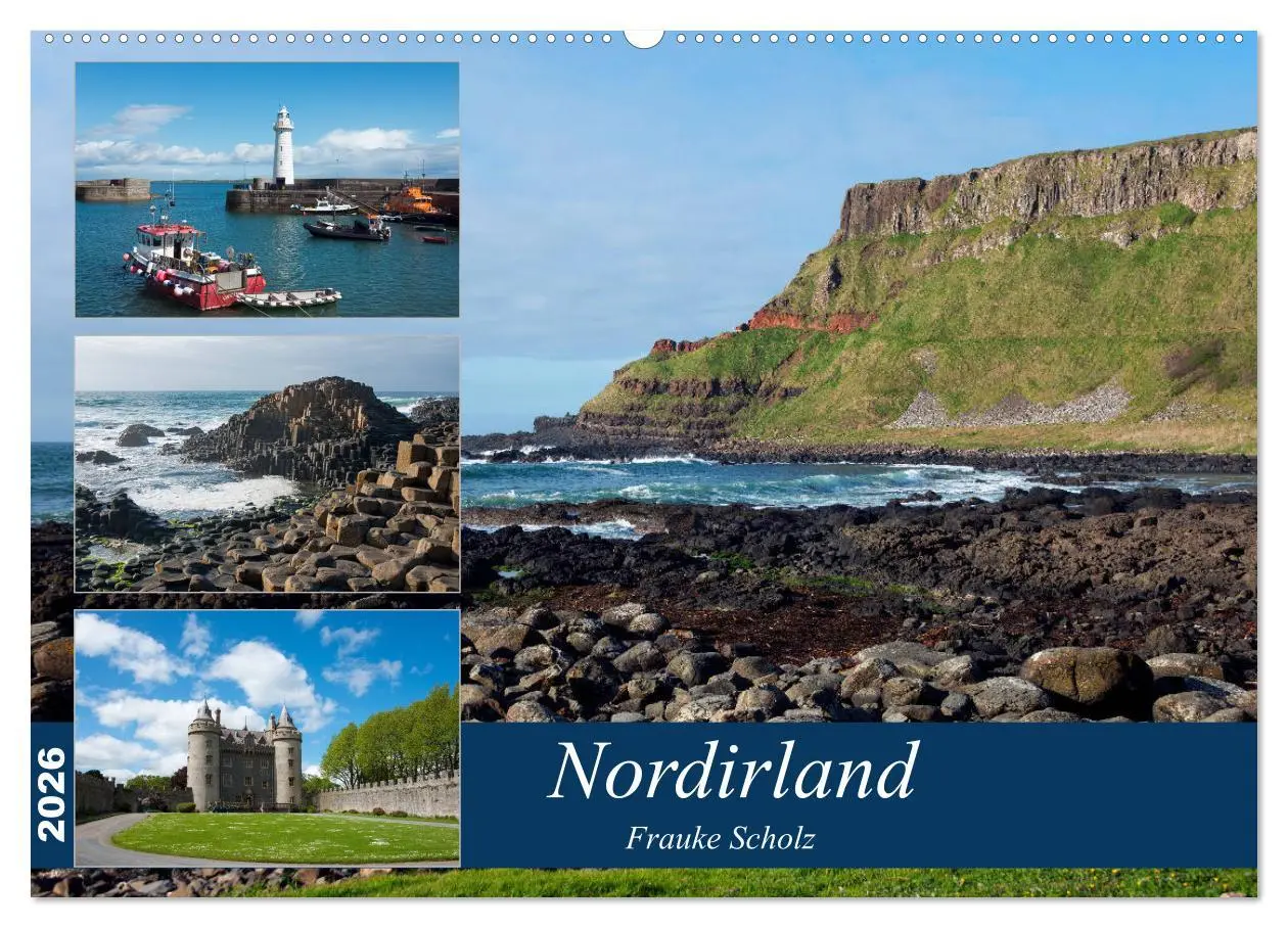 Cover: 9783457865484 | Nordirlands Highlights (Wandkalender 2026 DIN A2 quer), CALVENDO...