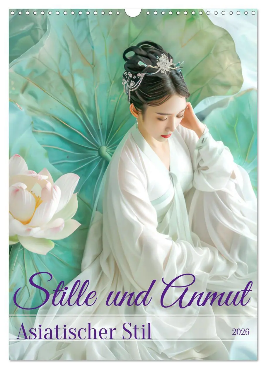 Cover: 9783516265484 | Stille und Anmut - Asiatischer Stil (Wandkalender 2026 DIN A3...