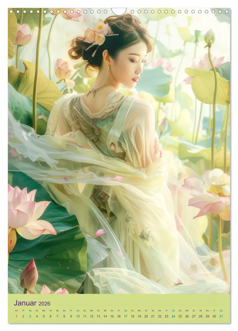 Bild: 9783516265484 | Stille und Anmut - Asiatischer Stil (Wandkalender 2026 DIN A3...