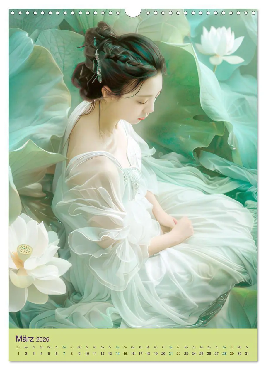 Bild: 9783516265484 | Stille und Anmut - Asiatischer Stil (Wandkalender 2026 DIN A3...