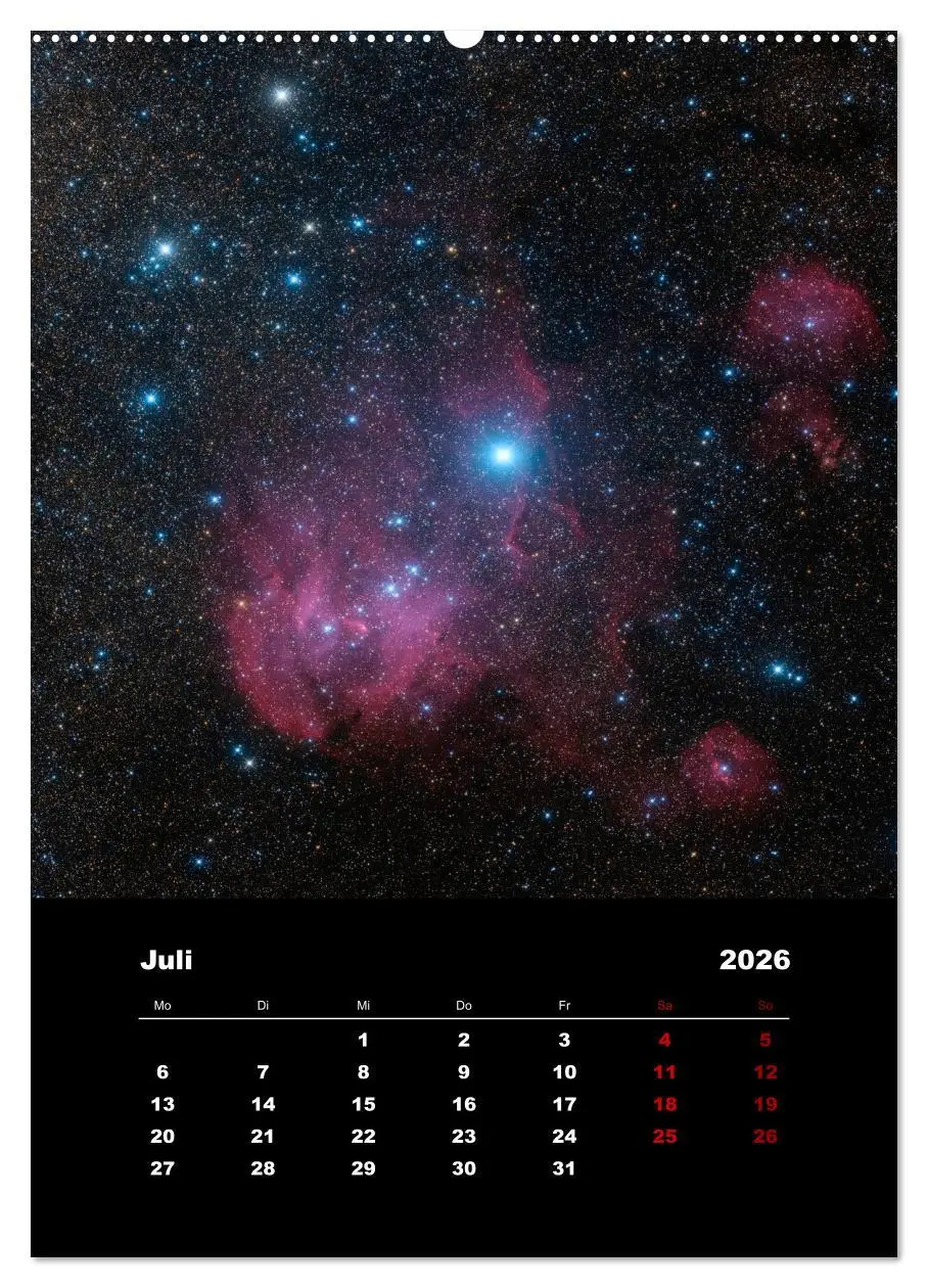 Bild: 9783516405484 | Das Universum (hochwertiger Premium Wandkalender 2026 DIN A2 hoch),...