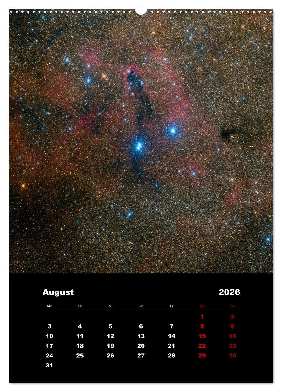 Bild: 9783516405484 | Das Universum (hochwertiger Premium Wandkalender 2026 DIN A2 hoch),...