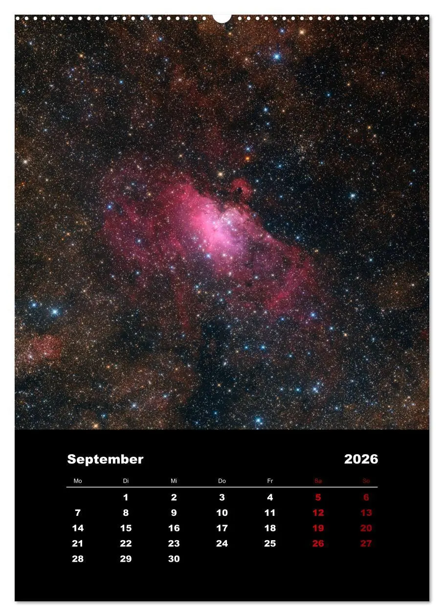 Bild: 9783516405484 | Das Universum (hochwertiger Premium Wandkalender 2026 DIN A2 hoch),...