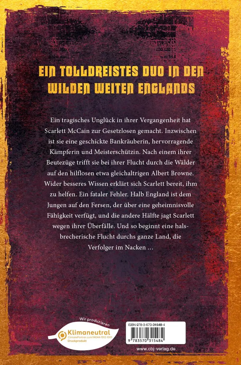 Bild: 9783570315484 | Scarlett &amp; Browne - Die Outlaws | Jonathan Stroud | Taschenbuch | 2023