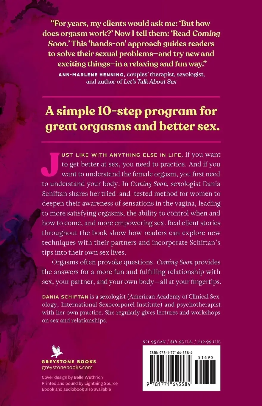 Rückseite: 9781771645584 | Coming Soon | Great Orgasms and Better Sex at Your Fingertips | Buch