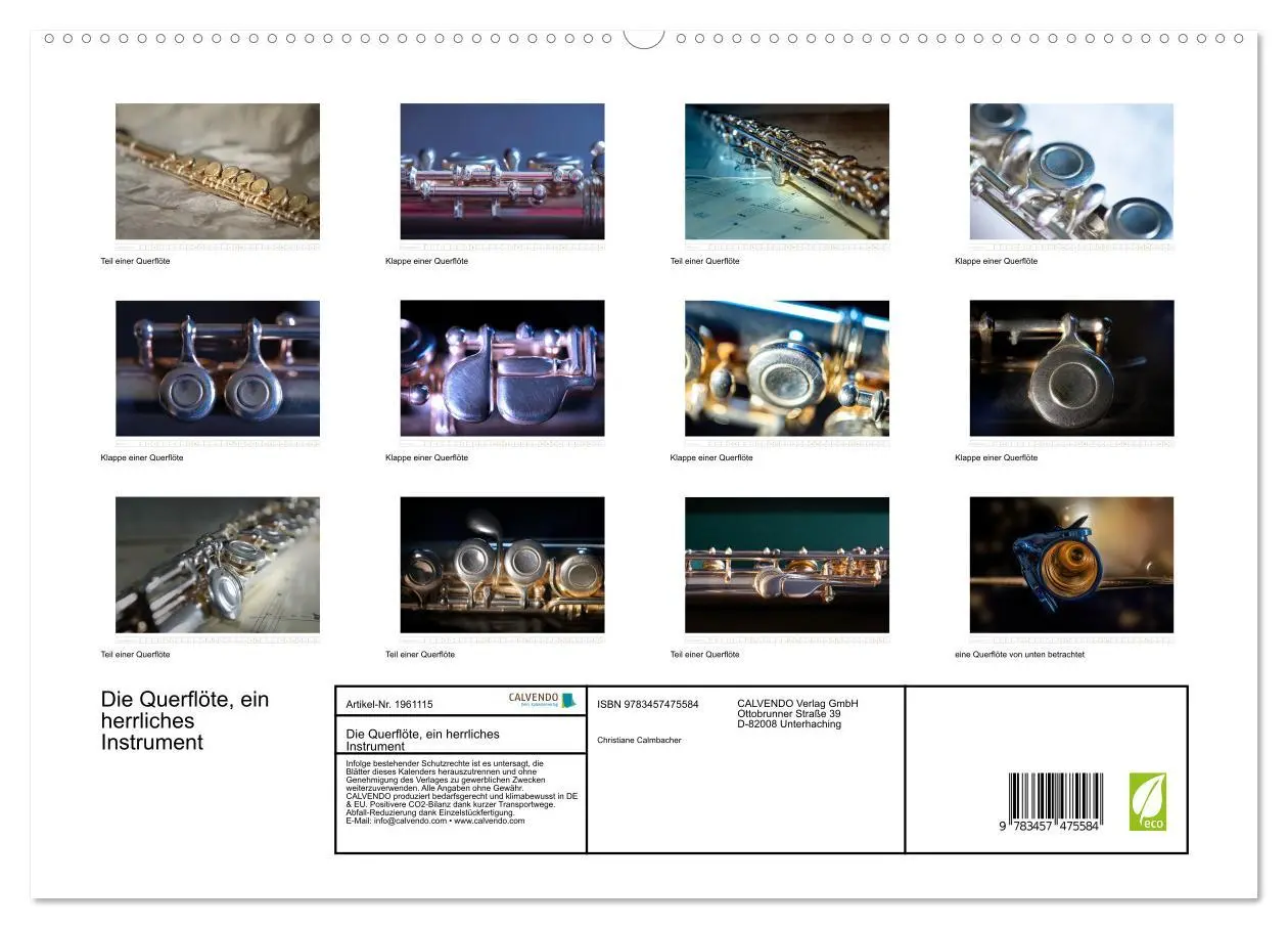 Bild: 9783457475584 | Die Querflöte, ein herrliches Instrument (hochwertiger Premium...
