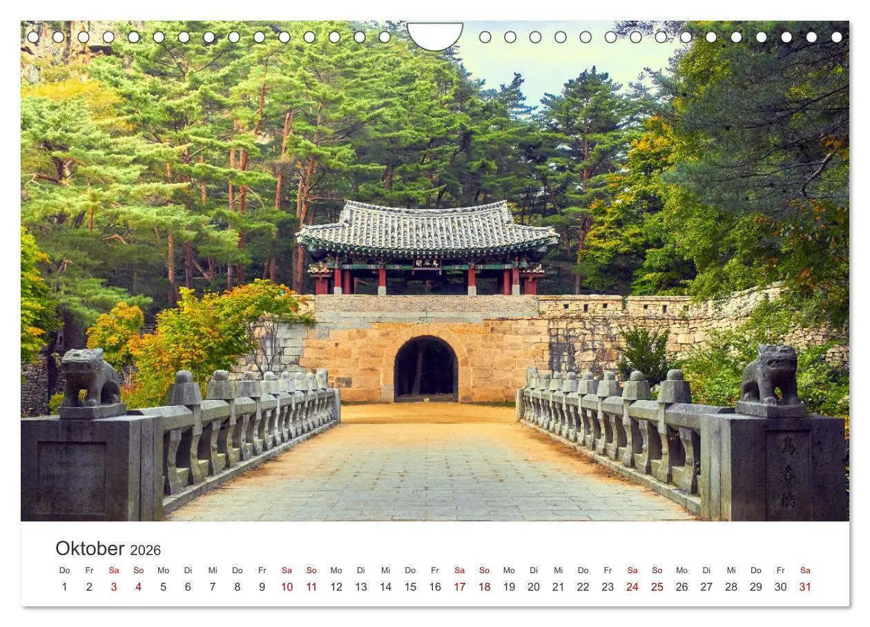 Bild: 9783457615584 | Südkorea - Eine Reise in ein unbekanntes Land. (Wandkalender 2026...