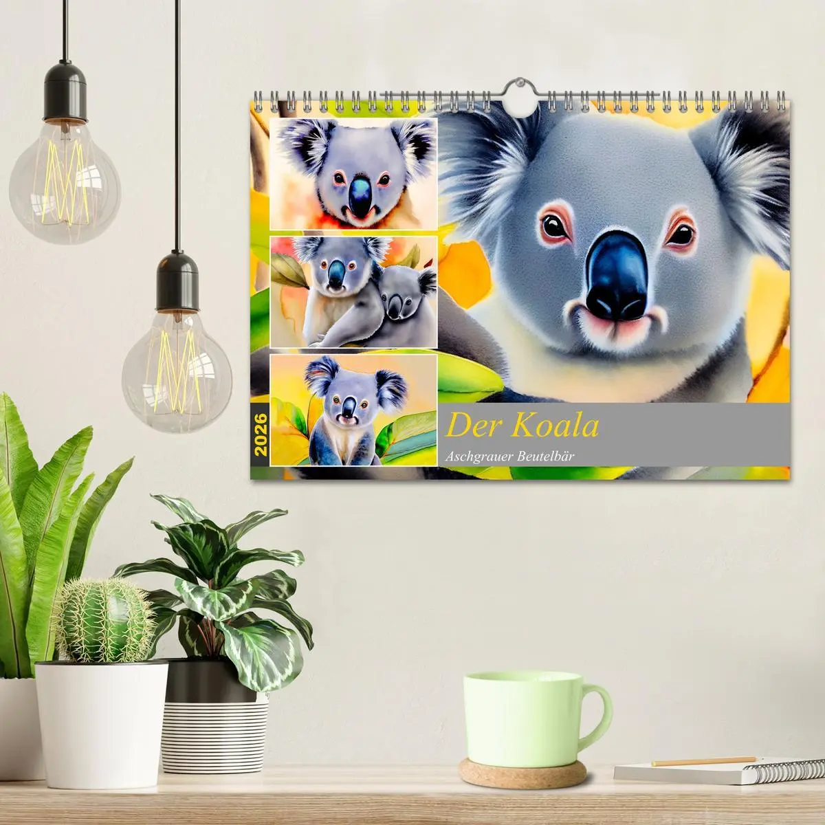 Bild: 9783457855584 | Der Koala 2026. Aschgrauer Beutelbär (Wandkalender 2026 DIN A4...