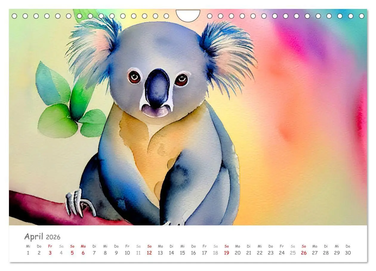 Bild: 9783457855584 | Der Koala 2026. Aschgrauer Beutelbär (Wandkalender 2026 DIN A4...