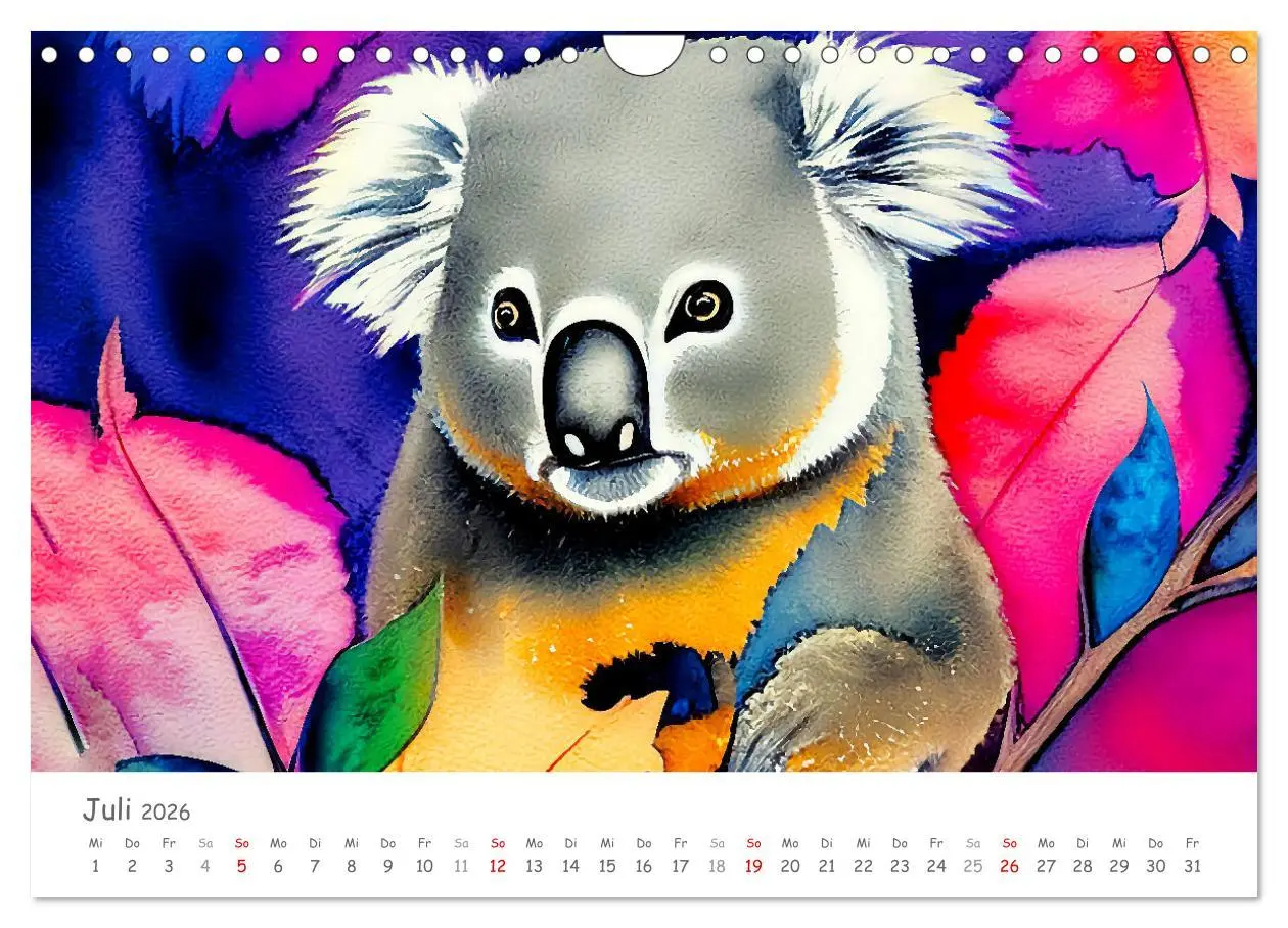 Bild: 9783457855584 | Der Koala 2026. Aschgrauer Beutelbär (Wandkalender 2026 DIN A4...