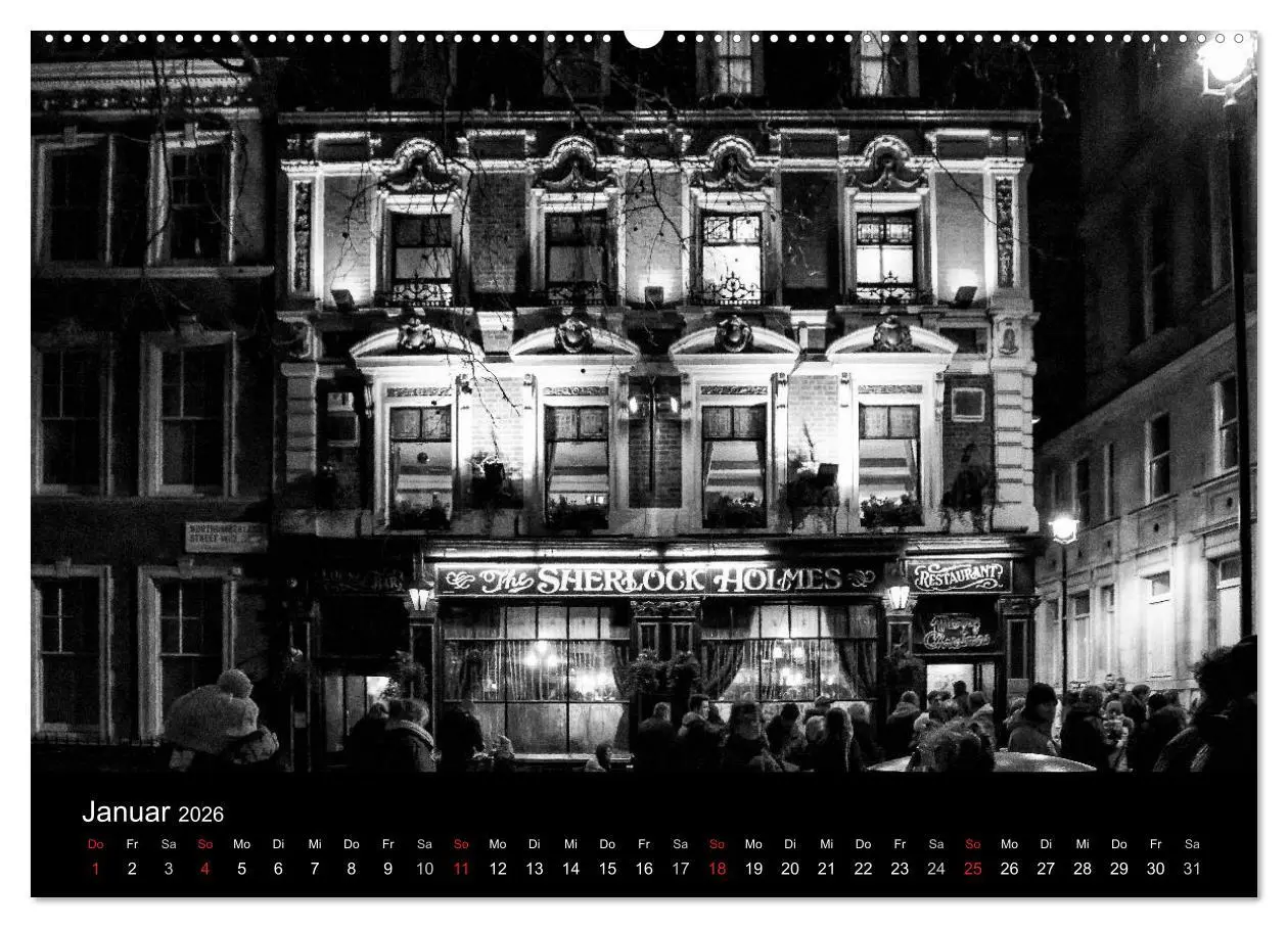 Bild: 9783516015584 | Unterwegs in London (Wandkalender 2026 DIN A2 quer), CALVENDO...
