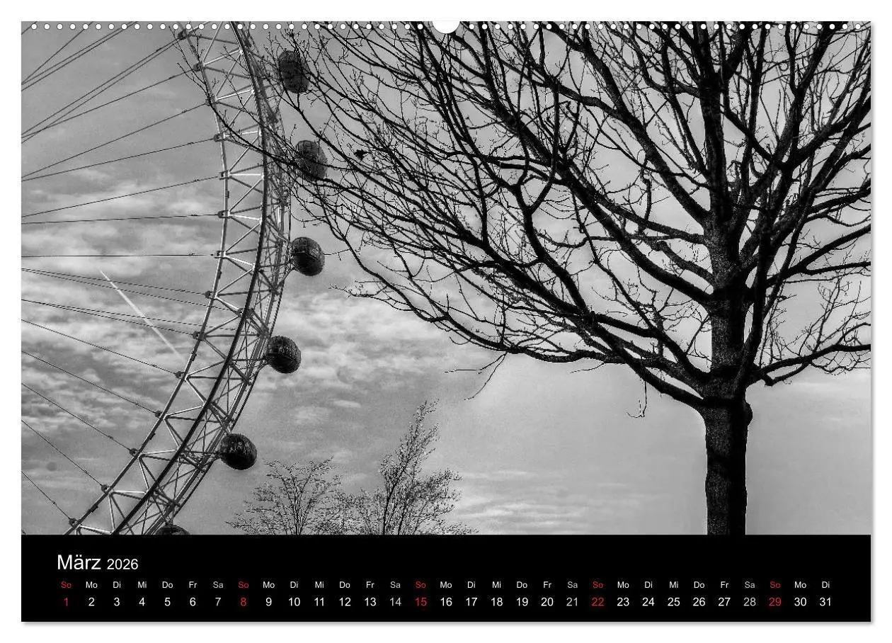 Bild: 9783516015584 | Unterwegs in London (Wandkalender 2026 DIN A2 quer), CALVENDO...