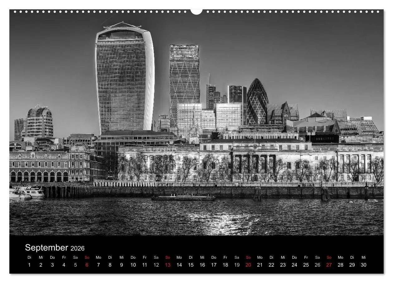 Bild: 9783516015584 | Unterwegs in London (Wandkalender 2026 DIN A2 quer), CALVENDO...